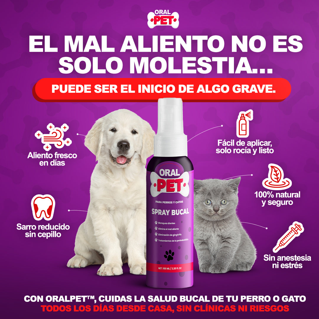 Oral Pet Spray Bucal Limpiador Mascotas - Imagen 7