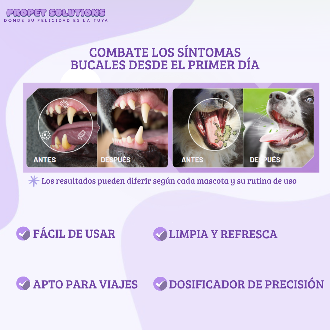 Oral Pet Spray Bucal Limpiador Mascotas - Imagen 3